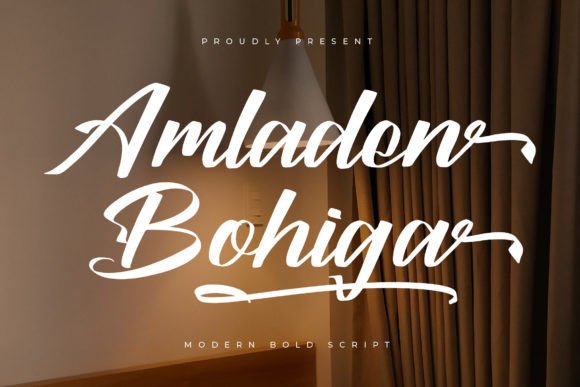 Amladen Bohiga: A Modern Script Font for Editorial Impact