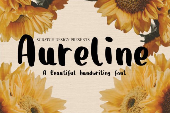 Aureline Handwritten Font for Crafters & Sellers