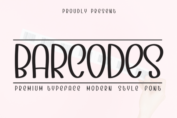 Barcodes: A Handwritten Font That Makes Your Brand Feel Thoughtful