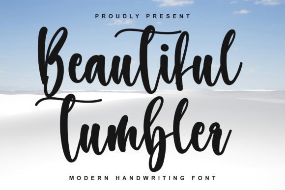 Beautiful Tumbler: A Handwritten Font That Breathes Quiet Confidence