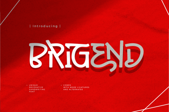Brigend: A Refined Handwritten Font for Polished Branding