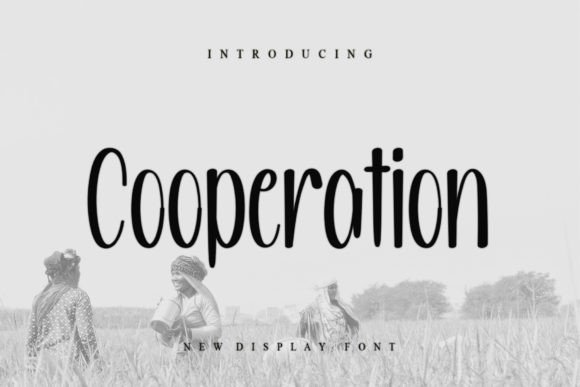 Cooperation: A Handwritten Font That Feels Like a Warm Conversation