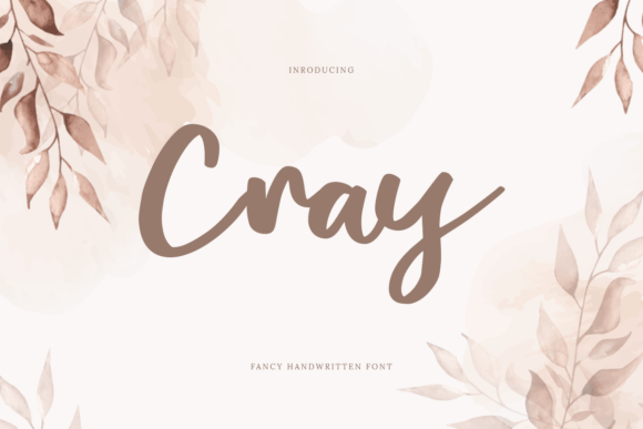 Cray: A Sweet Handwritten Font for Joyful Digital Experiences