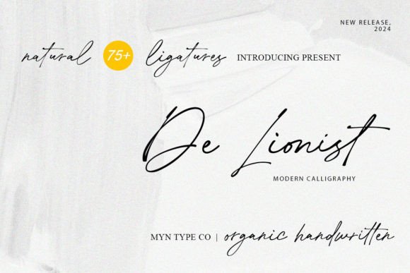 De Lionist: A Script Font That Carries Quiet Confidence