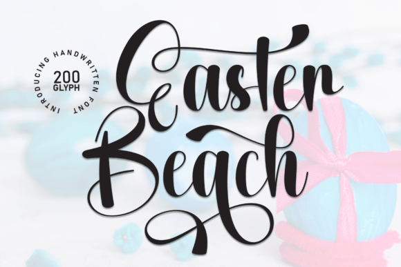 Easter Beach: A Handwritten Font That Earns Its Place in Campaign Visuals