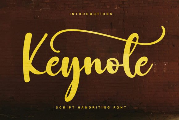 Keynote: A Stylish Handwritten Font for Modern Web Design
