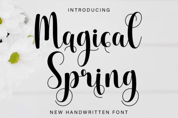 Magical Spring: A Joyful Script Font for Digital Branding