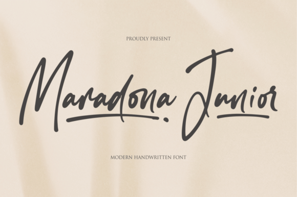 Maradona Junior: A Playful Handwritten Font for Crafters & Sellers