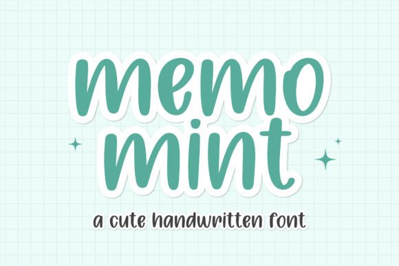 Memo Mint: A Sweet Handwritten Font for Real Branding Work