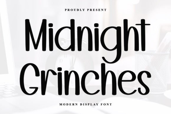 Midnight Grinches: A Handwritten Font That Speaks Before You Scroll