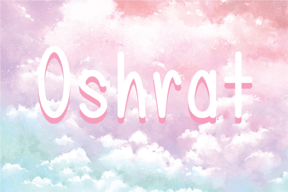 Oshrat: A Friendly Handwritten Font for Small Business Branding