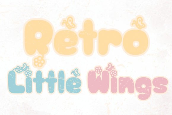 Retro Little Wings: A Handwritten Script Font with Gentle Charm