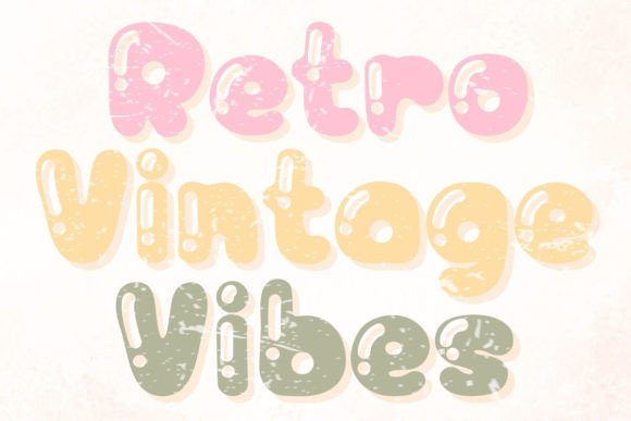 Retro Vintage Vibes Handwritten Font for Crafters & Sellers