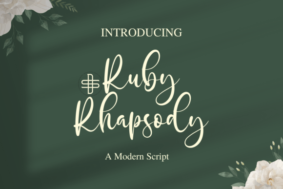 Ruby Rhapsody: A Graceful Script Font for Digital Branding