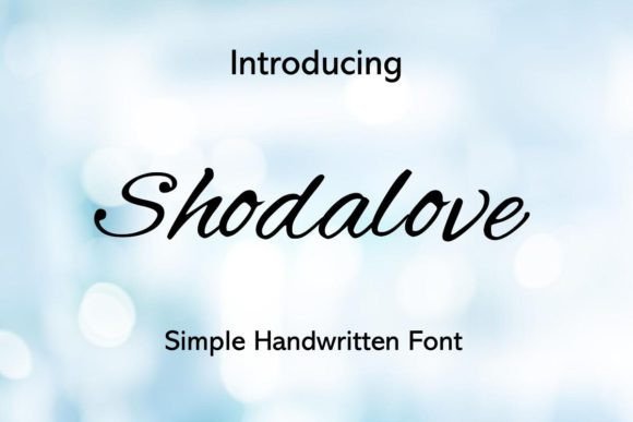 Shodalove: A Handwritten Font That Feels Human in Real Campaigns